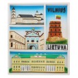 Magnetas Vilnius su miesto objektais